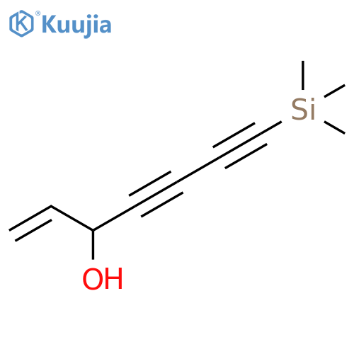 1-Heptene-4,6-diyn-3-ol, 7-(trimethylsilyl)- structure