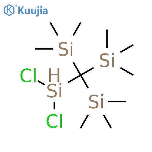 Silane, [(dichlorosilyl)methylidyne]tris[trimethyl- structure