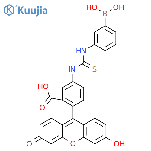 Fluorescein boronic acid (FL2) structure