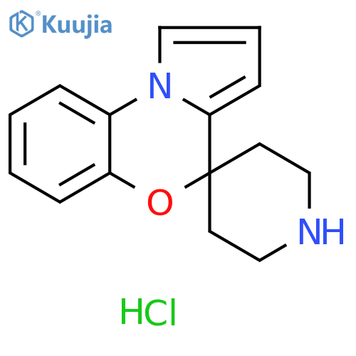 Spiro[benzo[b]pyrrolo[1,2-d][1,4]oxazine-4,4'-piperidine] hydrochloride structure
