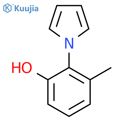 3-Methyl-2-(1H-pyrrol-1-yl)phenol structure