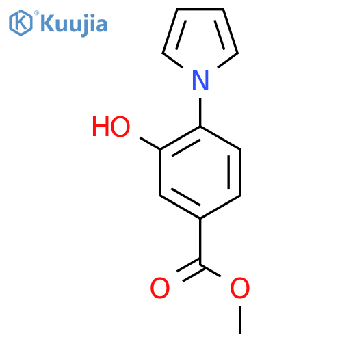 Methyl 3-hydroxy-4-(1H-pyrrol-1-yl)benzoate structure