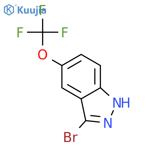 3-Bromo-5-(trifluoromethoxy)-1H-indazole structure