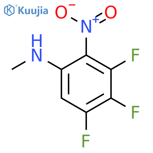 N-Methyl-2-nitro-3,4,5-trifluoroaniline structure