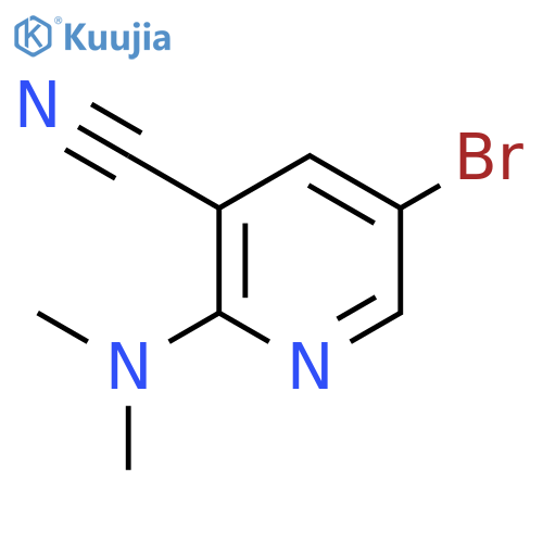 5-Bromo-2-(dimethylamino)nicotinonitrile structure