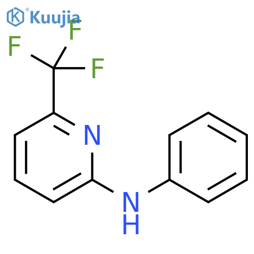 Phenyl-(6-trifluoromethyl-pyridin-2-yl)-amine structure