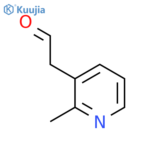 2-(2-methylpyridin-3-yl)acetaldehyde structure
