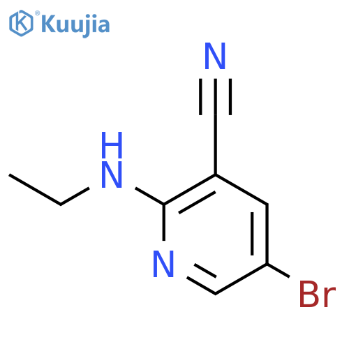 5-Bromo-2-(ethylamino)nicotinonitrile structure