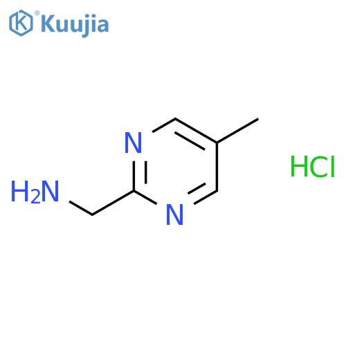 (5-Methylpyrimidin-2-yl)methanamine hydrochloride structure