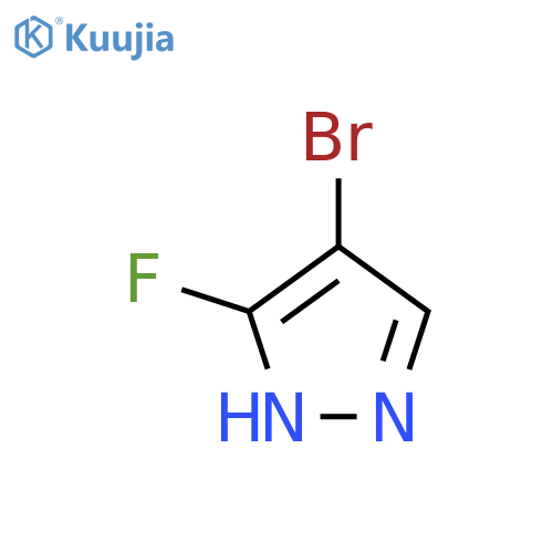 4-Bromo-3-fluoro-1H-pyrazole structure