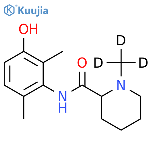 3-Hydroxy Mepivacaine-d3 structure