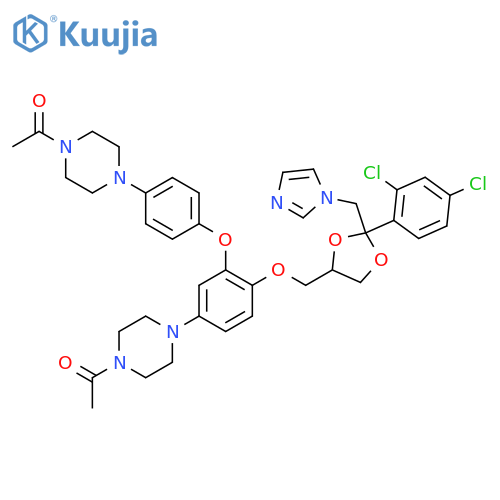 N-Acetylpiperazine-N’-(4-phenol) Ketoconazole structure