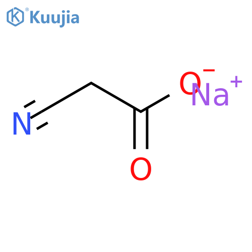 2-Cyano-acetic Acid Sodium Salt-13C2 structure