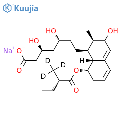 3a-Hydroxy Pravastatin-d3 Sodium Salt structure