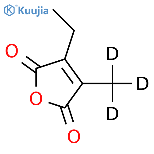 2-Ethyl-3-methylmaleic Anhydride-d3 structure