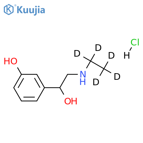 Etilefrin-d5 Hydrochloride structure