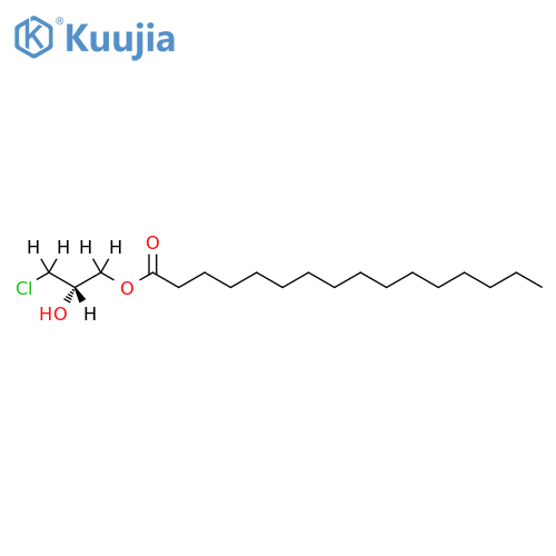 rac 1-Palmitoyl-3-chloropropanediol-d5 structure