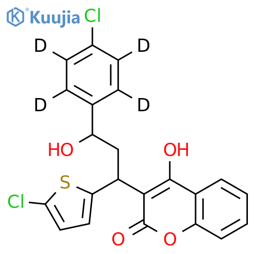 Tioclomarol-d4 structure