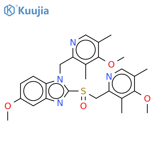 N-(4-Methoxy-3,5-dimethyl-2-pyridinyl)methyl Omeprazole-d3 structure