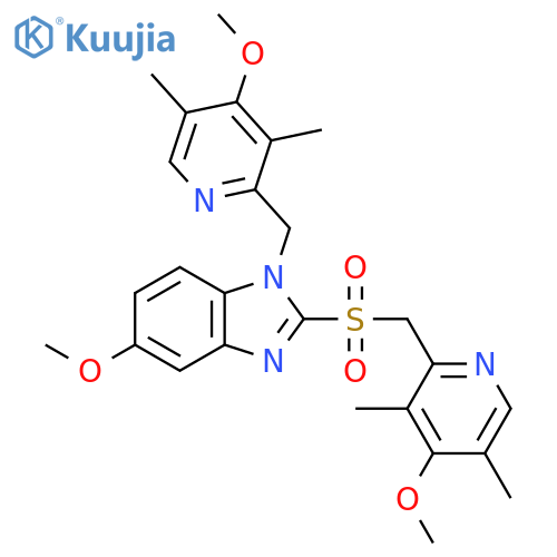 N-(4-Methoxy-3,5-dimethyl-2-pyridinyl)methyl Omeprazole Sulfone structure