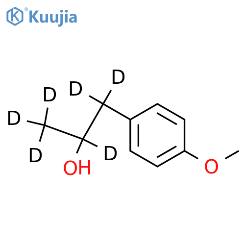 4-Methoxy-α-methyl-benzeneethanol-d6 structure