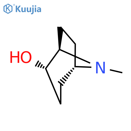 8-Azabicyclo[3.2.1]octan-2-ol, 8-methyl-, (1R,2S,5S)-rel- structure