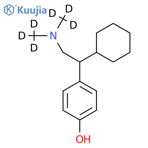 rac Deoxy-O-desmethyl Venlafaxine-d6 structure