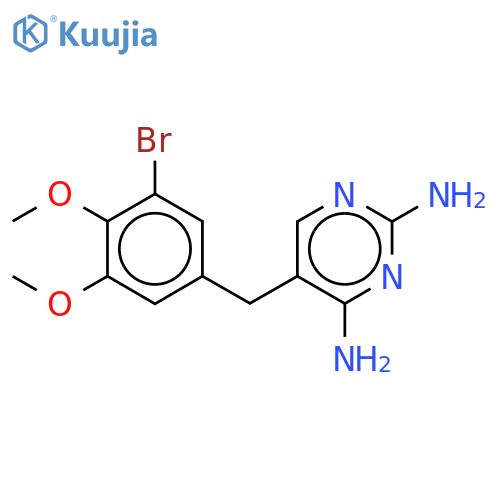 4-Desmethoxy-4-bromo Trimethoprim-d3 structure