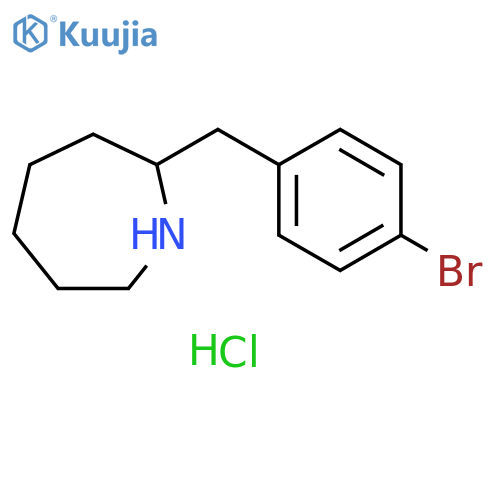 2-(4-Bromophenyl)methylhexahydro-1H-azepine Hydrochloride structure