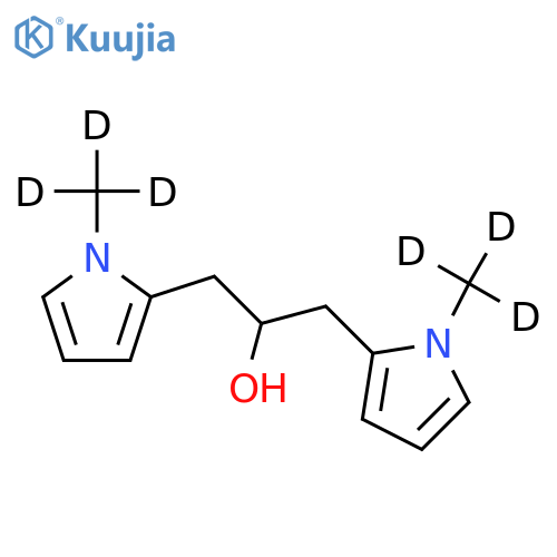 2,2'-(2-Hydroxytrimethylene)bis1-methyl-dihydropyrrole-d6 structure