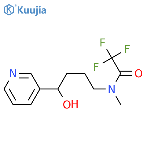 4-(N-Methyl-N-trifluoroacetamide)-1-(3-pyridyl)-1-butanol structure