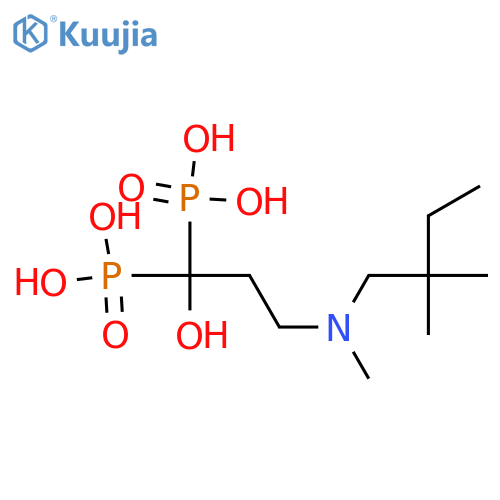 1-Hydroxy-3-(methyl-2,2-dimethylbutylamino)propylidene Bisphosphonic Acid(Ibandronic Acid Impurity) structure