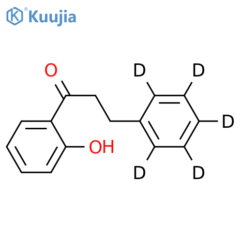 2’-Hydroxy-3-phenylpropiophenone-d5 structure