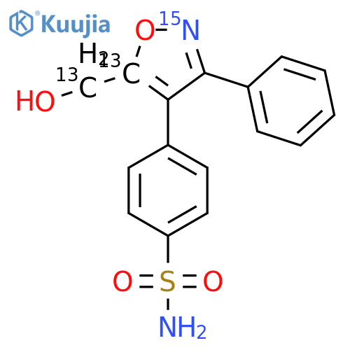 1-Hydroxy Valdecoxib-13C2,15N structure