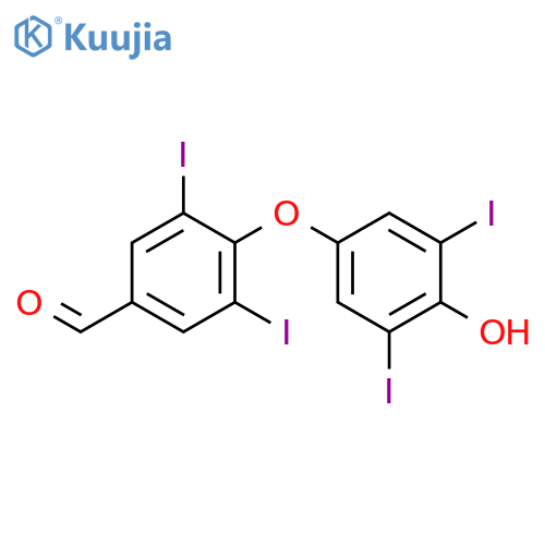 3,5,3',5'-Tetraiodo Thyroaldehyde-13C6 structure