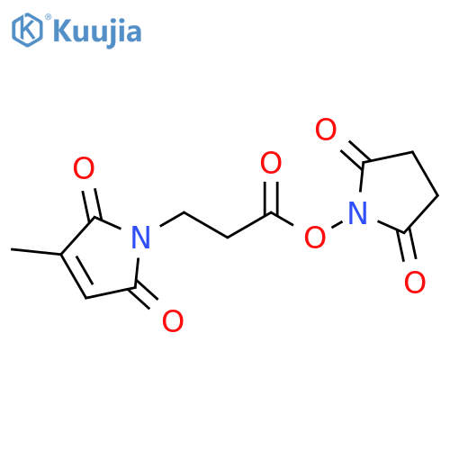 3-(Methylmaleimido)propionic Acid N-Succinimidyl Ester structure