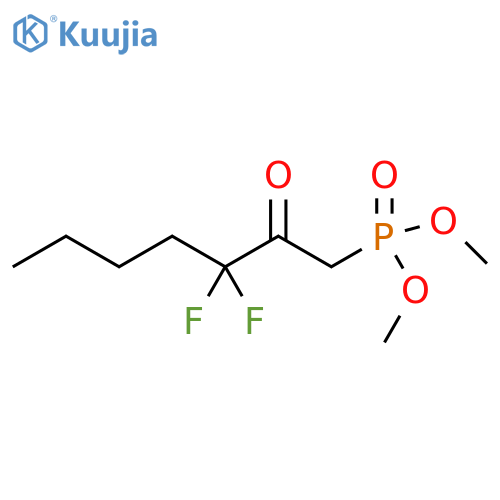Dimethyl(3,3-difluoro-2-oxoheptyl)phosphonate-d7 structure