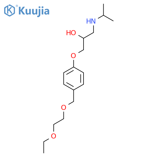 O-Desisopropyl-O-ethyl Bisoprolol Hemifumarate structure