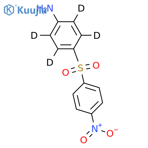 4-Nitro-4’-aminodiphenyl-d4 Sulfone structure