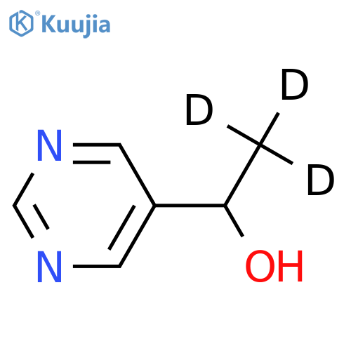 α-Methyl-5-pyrimidinemethanol-d3 structure