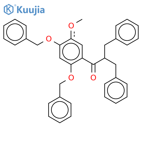 5-(Bis-benzyl)ethanone-2,4-bis(phenylmethoxy)anisole structure
