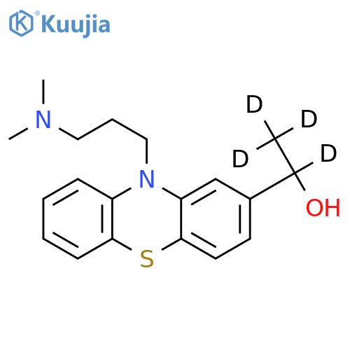 2-(1-Hydroxyethyl) Promazine-d4 structure
