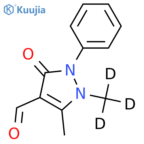 4-Formyl Antipyrine-d3 structure
