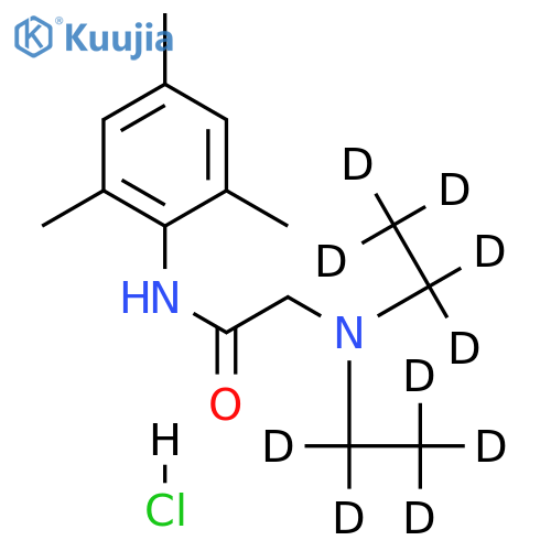 Trimecaine-d10 Hydrochloride structure