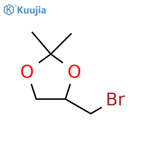 4-(Bromomethyl)-2,2-dimethyl-1,3-dioxolane-d5 structure