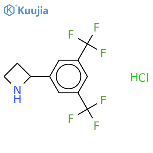 2-3,5-Bis(trifluoromethyl)phenylazetidine Hydrochloride structure