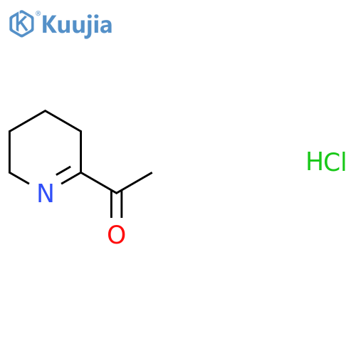 2-Acetyl-3,4,5,6-tetrahydropyridine-13C2 Hydrochloride(Technical Grade) structure