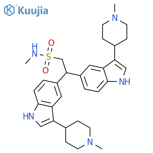 2,2-Bis-3-(1-methylpiperidin-4-yl)-1H-indol-5-ylethanesulfonic Acid Methylamide (>85%) structure