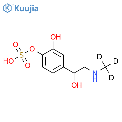 Epinephrine-d3 sulfate structure