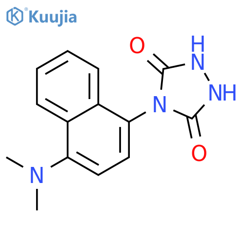 4-4-(Dimethylamino)naphthyl-1,2,4-triazolidine-3,5-dione structure